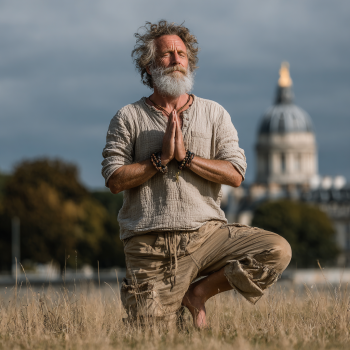 Echipa AsanaBloom în timpul unei sesiuni de yoga